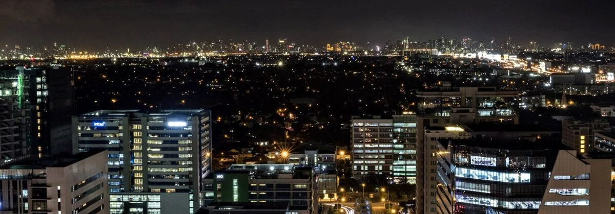 The city after dark
